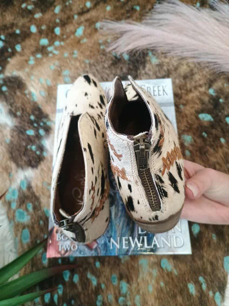 The All Roads Black and White Bootie