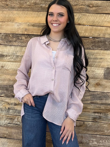 The My Way Light Lavender Top