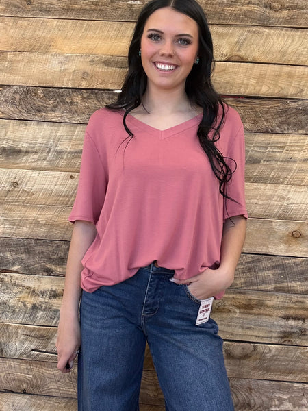 The Better One Dusty Rose Top