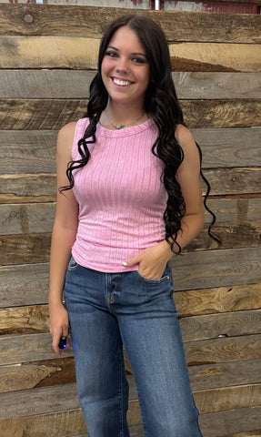 The Remember This Candy Pink Tank Top