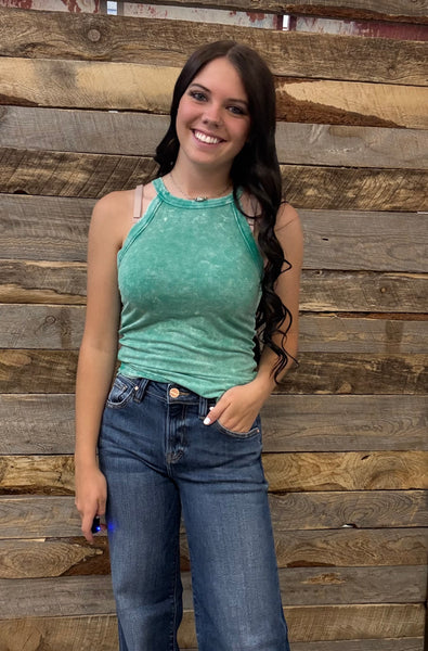 The Remember Kelly Green Tank Top