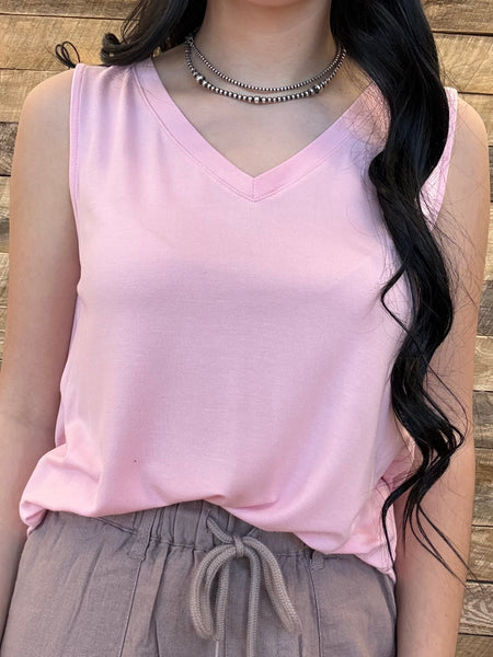 The First Day Dusty Pink Tank Top