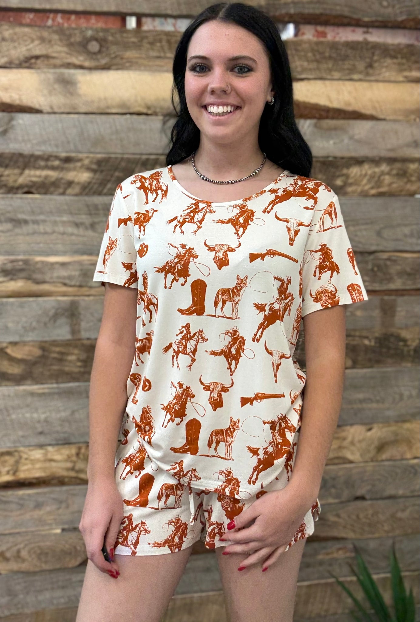 The Cowboys and Indians Pajamas Set