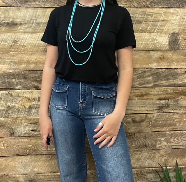The Solid Choice Black Top
