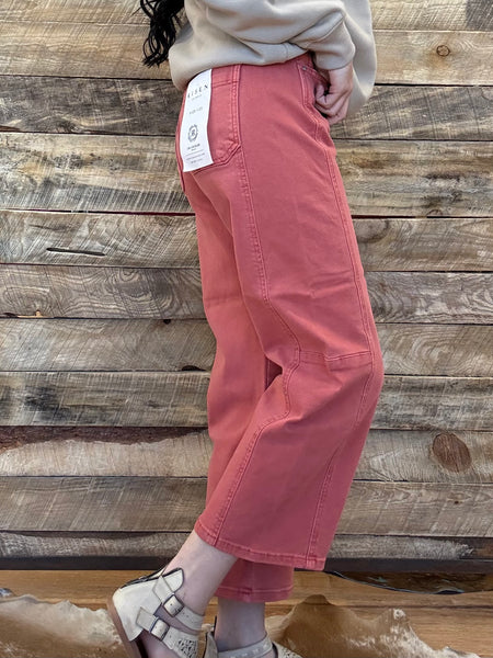 The Bristol Brick High Rise Wide Barrel Jean