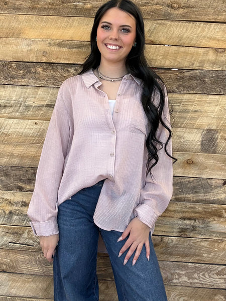 The My Way Light Lavender Top