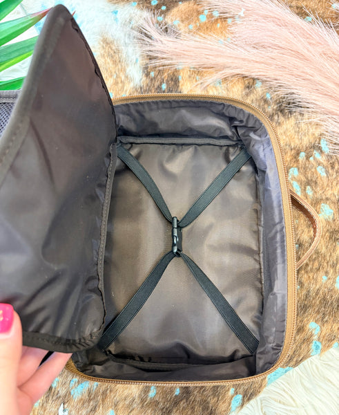 The Take It Flaxen Roan Makeup Organizer