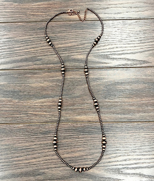 The Way Forward Navajo Pearl Copper Necklace