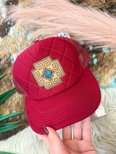 The Aztec Patch Wine Cap