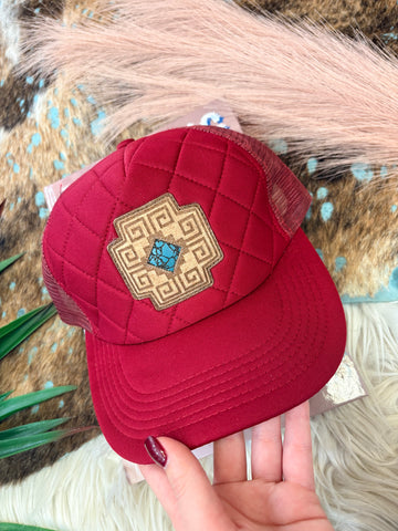 The Aztec Patch Wine Cap