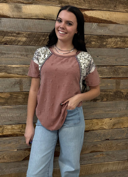 The Can't Wait For The Day Marsala Top