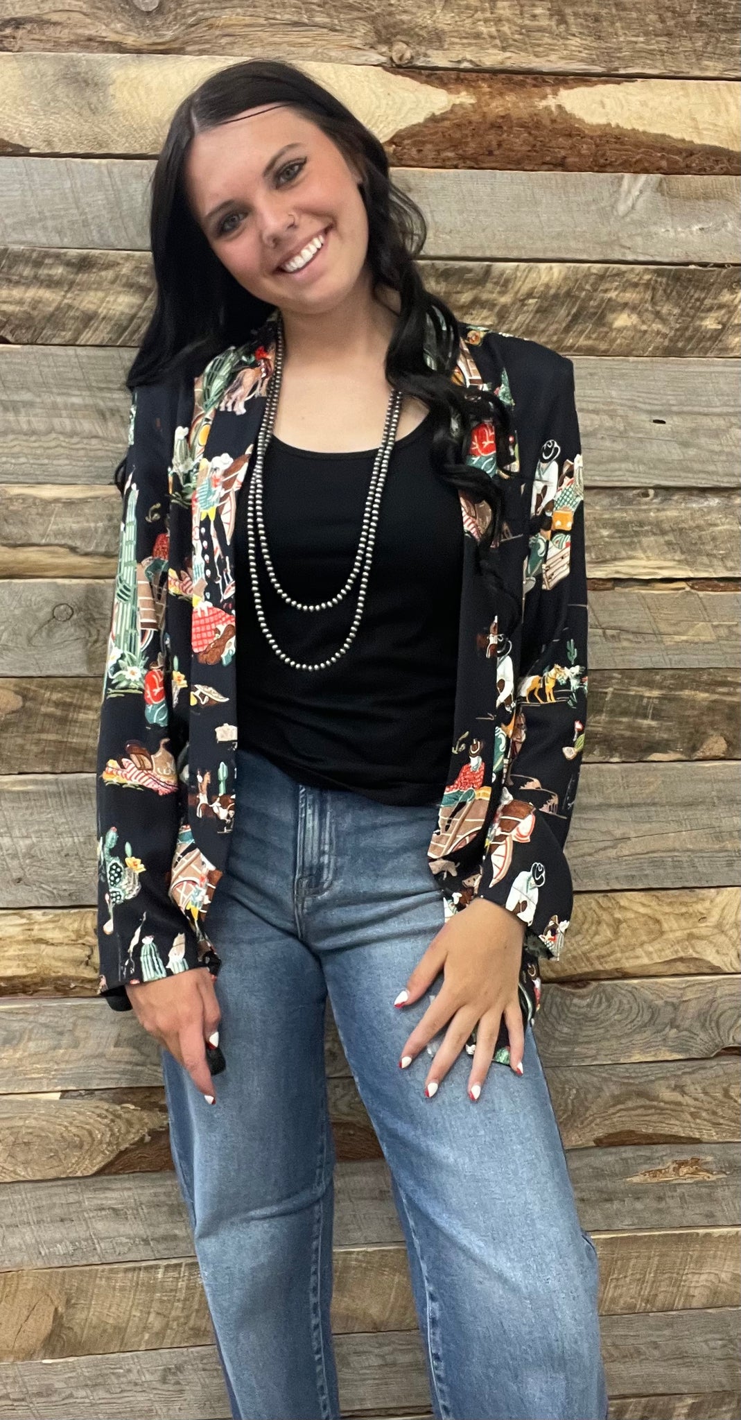 The Wagon Black Blazer