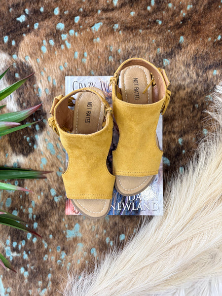 The Strong Way Mustard Sandals