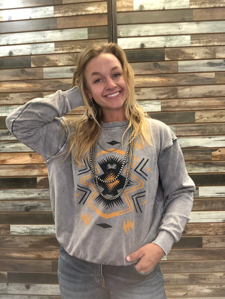 The Aztec Sands Dark Grey Sweatshirt