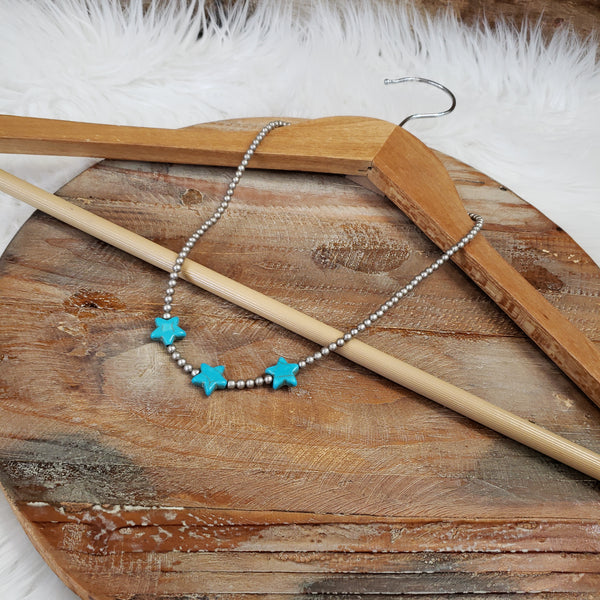 The Starry Days Silver Necklace