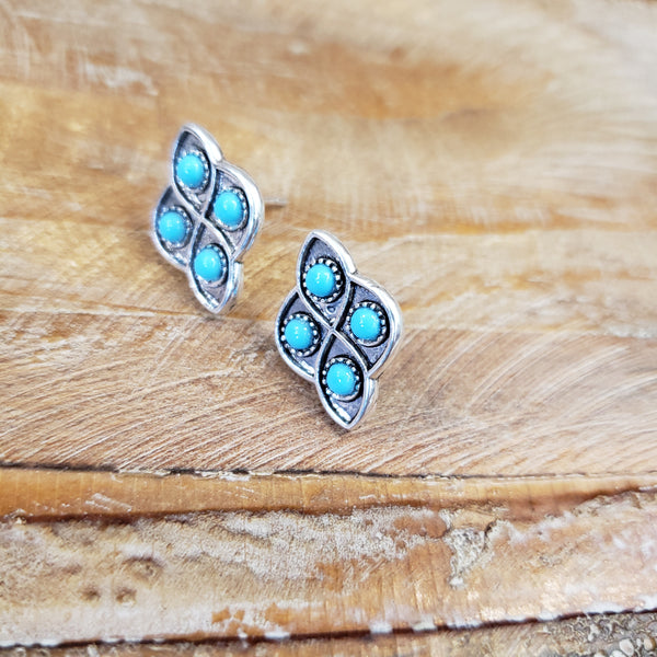 The Navajo Turquoise Earrings