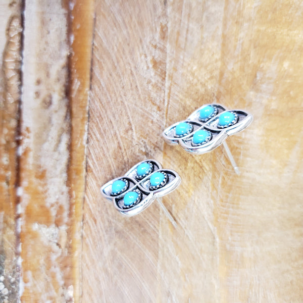 The Navajo Turquoise Earrings