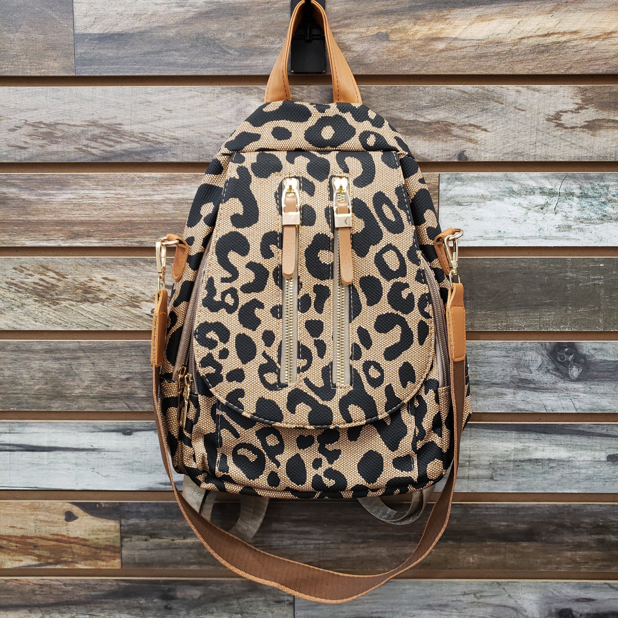 The Leopard Mini Backpack