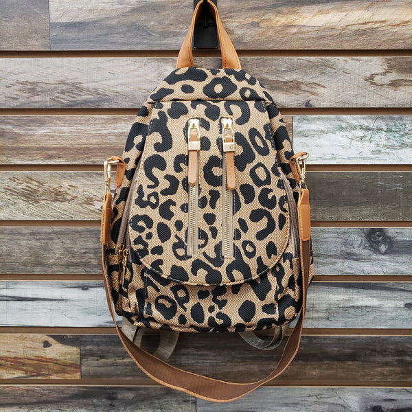 The Leopard Mini Backpack