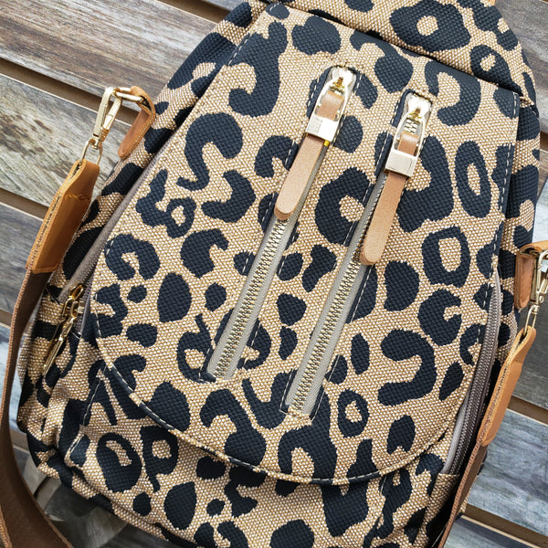 The Leopard Mini Backpack