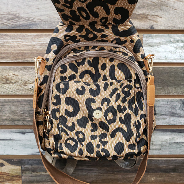 The Leopard Mini Backpack