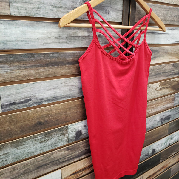 The Strappy Cami Ruby Tank Top