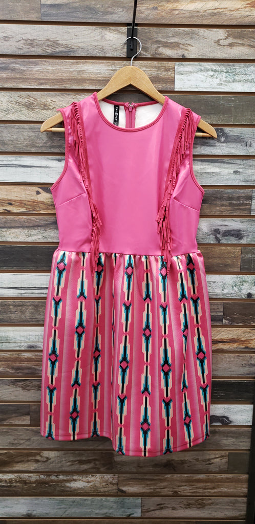 aztec dress pink Mink Pink Eastern Aztec Dress - Maxi Dress - Pink Dress - $103.00