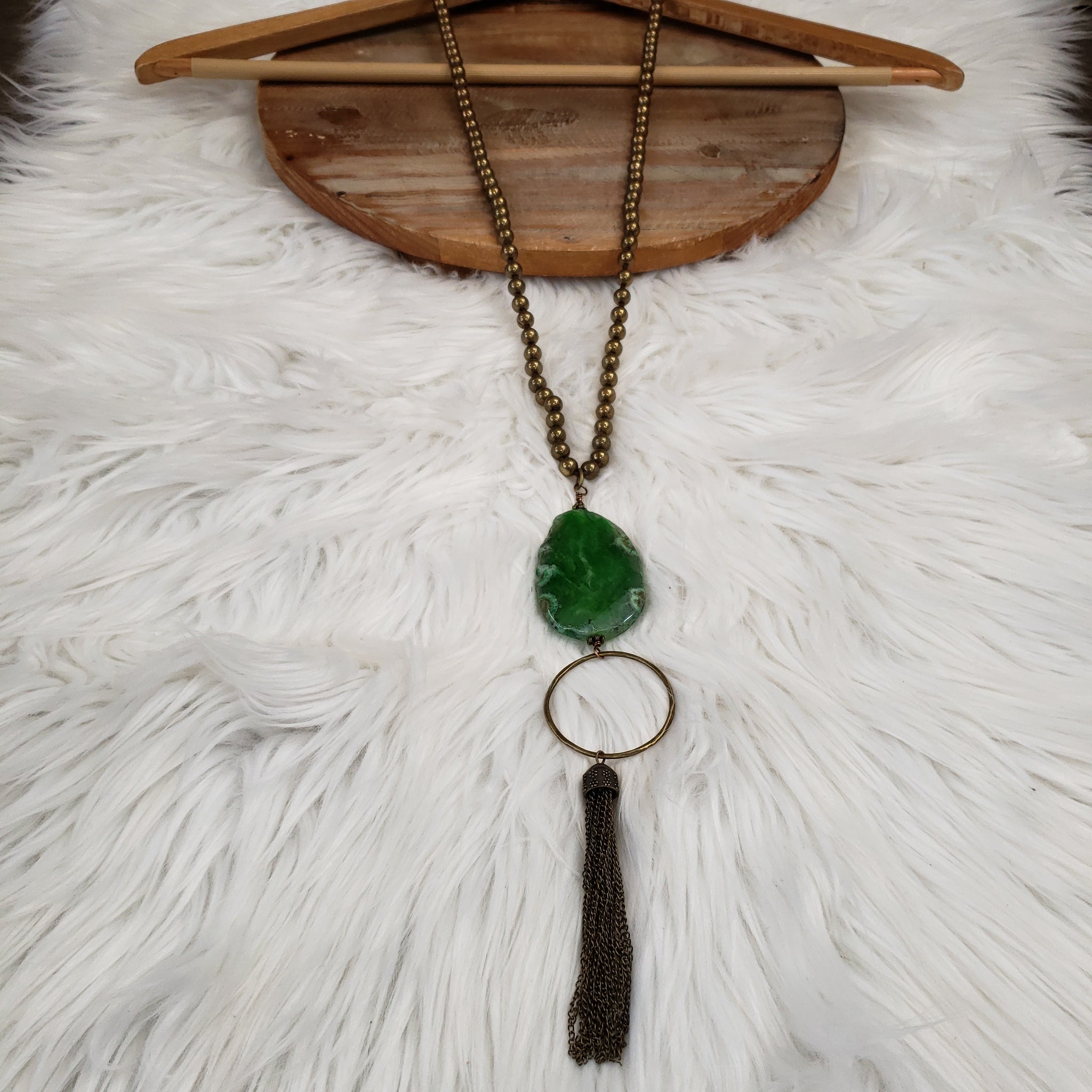 The Sure Way Green Necklace