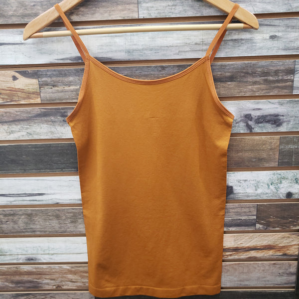 The Simple Basic Cami Almond Tank Top