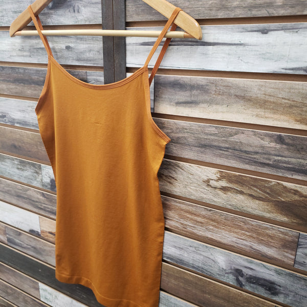 The Simple Basic Cami Almond Tank Top