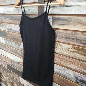 The Simple Basic Cami Black Tank Top