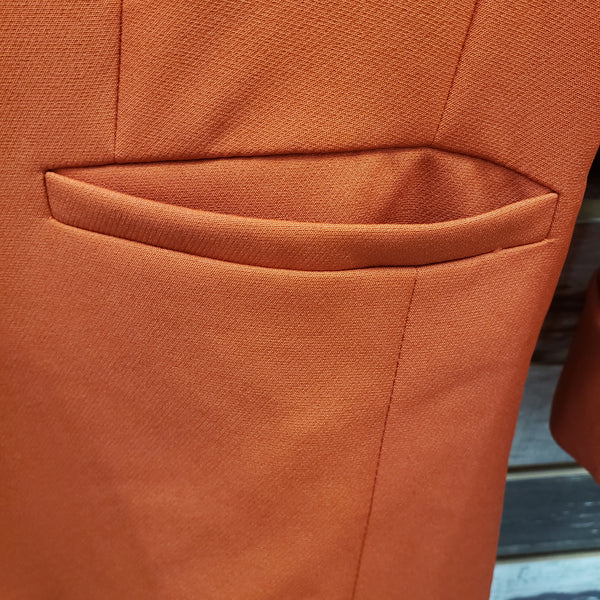 The Looking Forward Rust Orange Blazer
