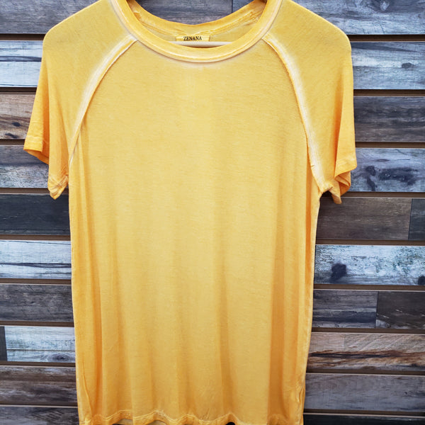 The Right Here Yellow Top
