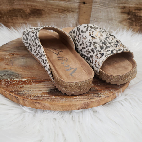 The Taupe Leopard Sandal