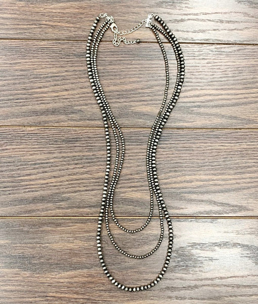 The Best Start Navajo Pearl Silver Necklace