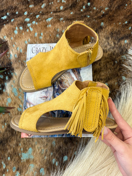 The Strong Way Mustard Sandals