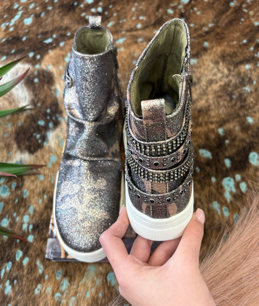 The Camo Glitter Sneakers