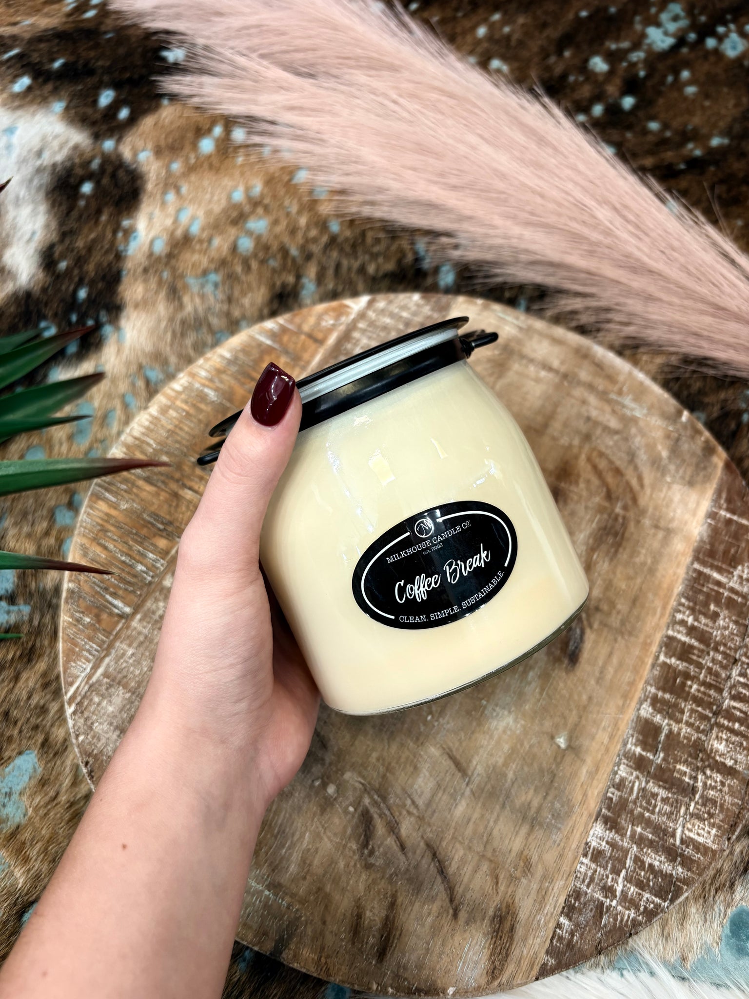 The Coffee Break Butter Jar Milkhouse Candle