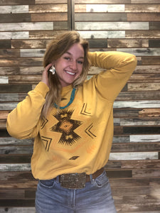 The Aztec Sands Mustard Sweatshirt