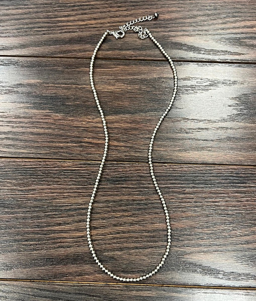 The Way Around Silver Necklace