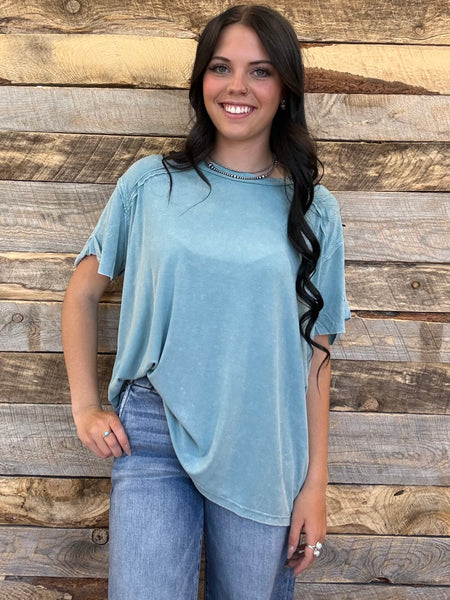 The Way To Be Sky Blue Top
