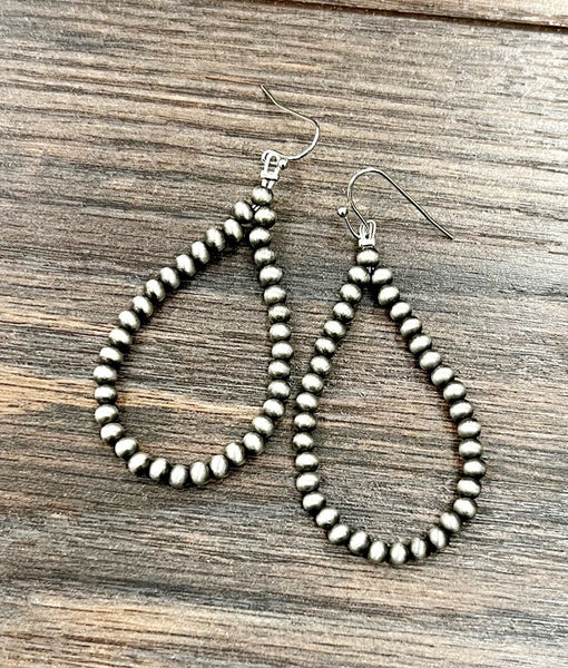 The Good Way Navajo Pearl Silver Earrings