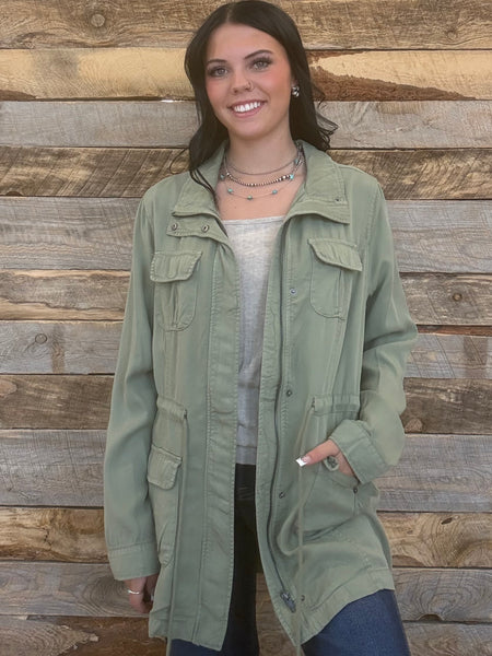 The Watch Out Sage Jacket