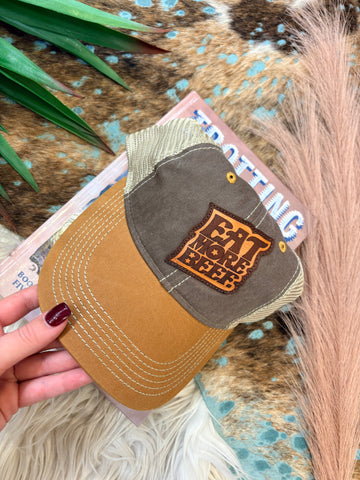 The Eat More Beef Earthy Tones Cap