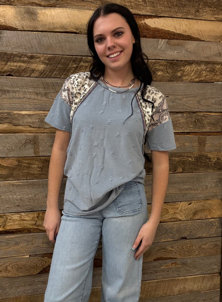 The Can't Wait For The Day Denim Top