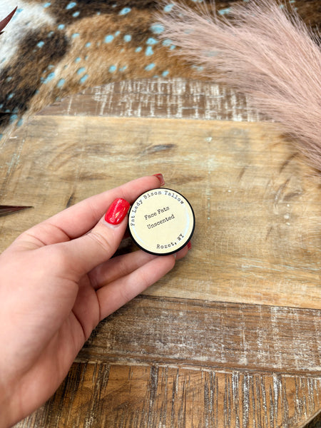 The Sample Unscented Face Fats Tallow