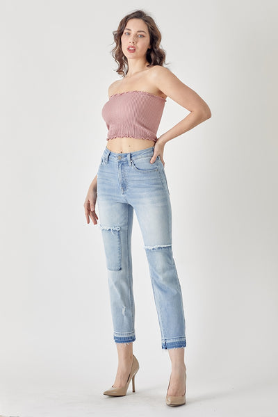 The Ricki Jo High Rise Straight Jeans