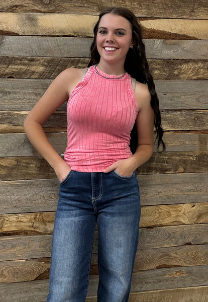 The Remember Those Fuchsia Tank Top