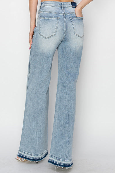 The Mary Lou Wide Leg Hem Jeans