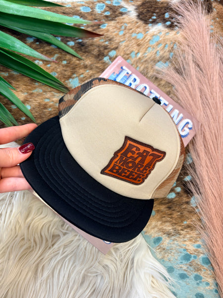 The Eat More Beef Camo Cap